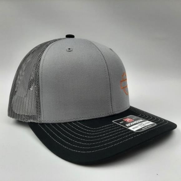 Harley-Davidson Bar & Shield Richardson 112 Trucker Mesh Snapback Cap Biker Hat
